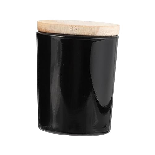 HOODANCOS Empty Glass Candle Jar with Lid DIY Scented Candle Container Frosted for and Home Decor