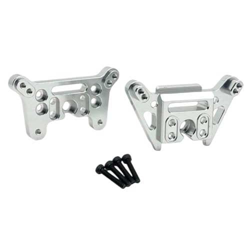 Supports de suspension en métal argenté pour voiture RC MJX 14207 14208