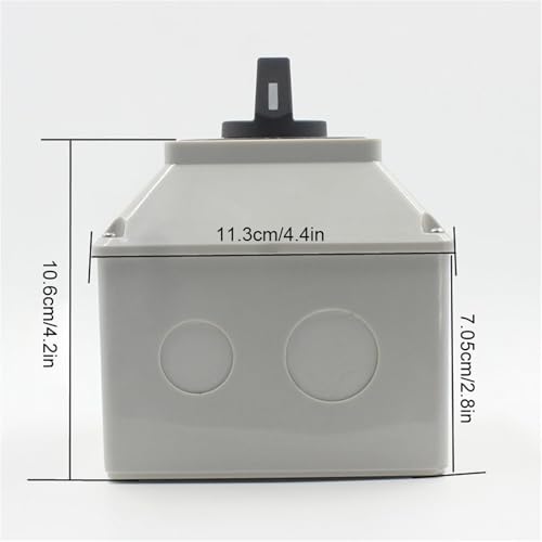 Interrupteur à cames étanche 32A triphasé pour coffret électrique - 5