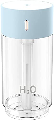 Micro Landscape Humidifiers, Mini Humidifier, Small Humidifier, cute humidifier,Car Humidifiers,Air Humidifier, Cool Mist Humidifiers For Bedroom Kids Office Desk Humidifier (blue)