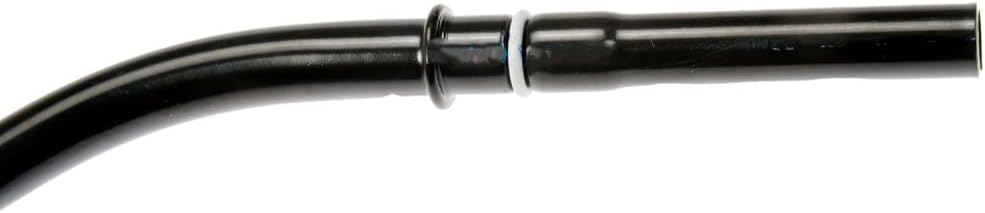 CarLights360 For Ford F-250 Super Duty 2011 12 13 14 15 2016 Engine Oil Dipstick Tube | Steel/Rubber Material | Black Color | 0.31 Inches Inside Diameter | Replacement For AL3Z6754A