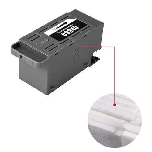 Kompatibel C9345 Tinten Wartungsbox C12C934591 for EcoTank ET-5800 ET-5850 ET-5880 ET-16600 ET-16650 ET-16680 L15150 L15160 L15158 L15168 WorkForce WF-7820 WF-7830 WF-7840 ST-C8000 Drucker (2-Packs)