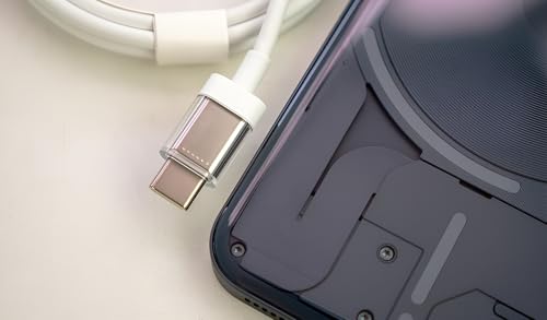 Image of 65W Nothing Original Type C Fast Data Cable Charging Compatible With Phone 2a /2 /Cmf 1 Support Rapidly Charging Power delivery Transfer Cabal for Other USB-C Devices,Earbuds,,Smartphone,Laptop, White