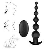 Vibrating Butt Plug Amal Training Anal Vibrator, Male Sex Toy, Waterproof G Thrusting Toys, Plug...