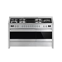 Smeg Opera A5-81 150cm Dual Fuel Range Cooker - Stainless Steel - A/A Rated