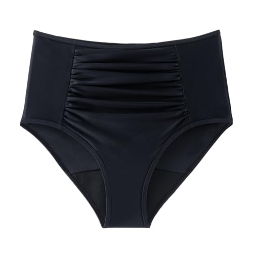 Culotte taille haute gainant pour gommer les complexes et nager confortablement à la plage