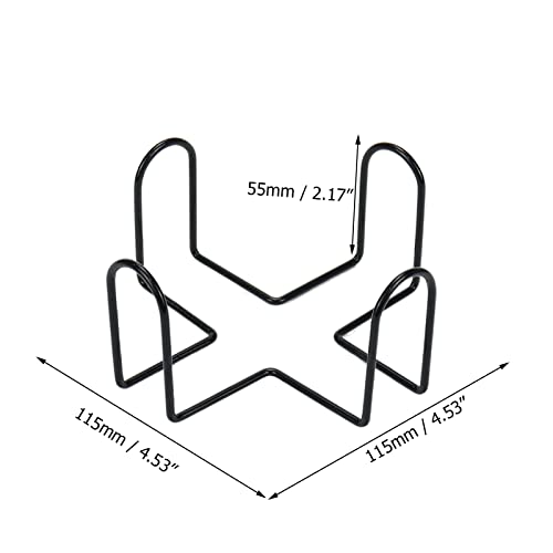 Coshar 4 Pack Metal Coaster Holder Thick Iron Wires Holder Storage for Square Polygonal Round Coasters, Fit 4 to 7 Coasters - Thumbnail 2