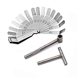 ANYHUG Für Motorrad-Motorventilschrauben, Einstellschlüssel, Werkzeug, Ventilabstand, Einstellwerkzeuge + Fühlerlehre, 0-0,1 cm Zubehör-Update
