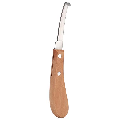 Ejoyous Hoof Knife Hufmesser Gerade Klingenform Kohlenstoffstahl Klauenmesser Trimmen Werkzeug für Rinder - Professionelles Hufmesser für präzises Trimmen und Schneiden (gerade