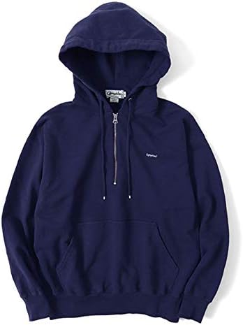 Amazon Co Jp Gymphlex ジムフレックス ハーフジップ プルオーバーパーカー J 1384 フーディー メンズ レディース 14 Navy ファッション