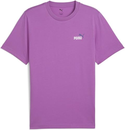 PUMA Ess 2 Color Small No. 1 Logo Tee, Magliette Unisex - Adulto, Wild Berry,