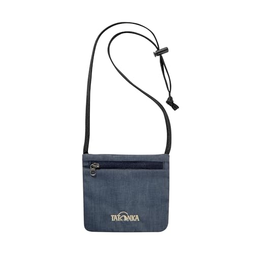 Tatonka Bolsa para el Pecho Skin ID Pouch – Monedero pequeño y Ligero para Colgar con Cremallera – Ofrece Espacio para carné de Identidad, carné de Conducir, Tarjetas de crédito, Dinero en Efectivo