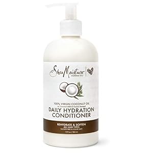 Sheamoisture Daily Hydrating Conditioner For All Hair Types 100% Virgin Coconut Oil Sulfate-Free 13 oz (Packaging May Vary)