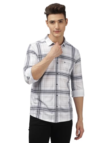 Image of BULLMER Trendy Regular Fit Striped Causal Full Sleeve Shirt for Men.