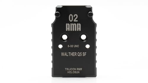 American Made Arms Adapter Plate for Walther Q5 Match SF – Compatible with Trijicon/Holosun