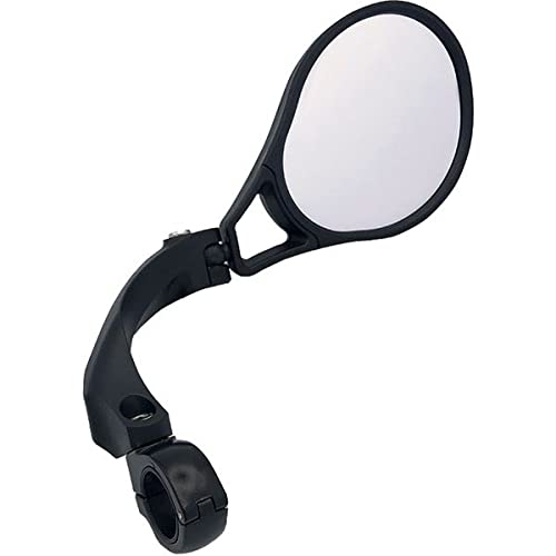 M Part E-bike E13 approved mirror, adjustable, right handlebar clamp fitting, Black