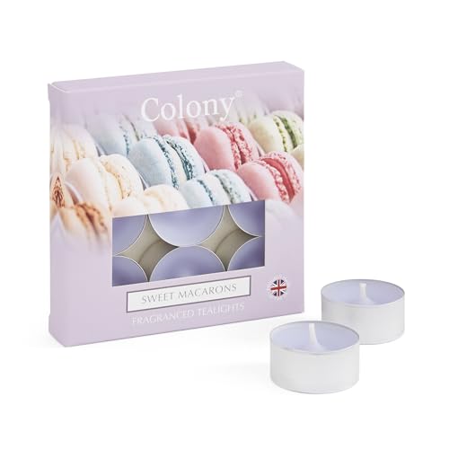 Colony Sweet Macarons Tealights, Lilac