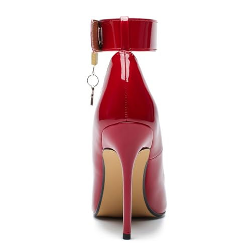Image of Unisex High Heels for Men and Women 4.7 Inch Stiletto Heels | Pointed Toe Pumps Sexy Dress Party Shoes