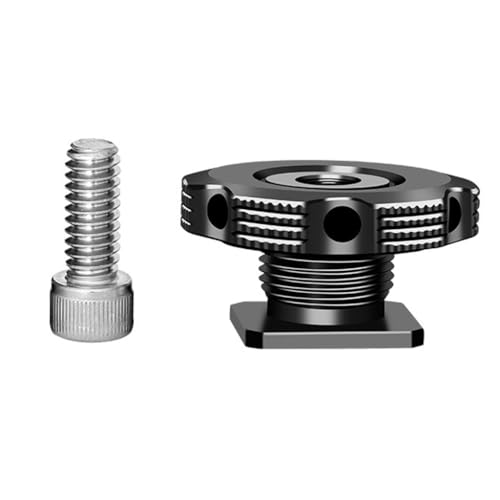 Universal Aluminum Camera Hot Shoe Adapter Double Thread Studio Photography