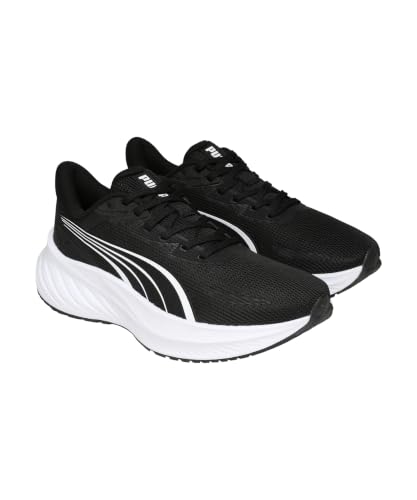 Puma Baskets unisexes Pounce Lite 2 Jr pour enfant, Noir/argenté/blanc, 36 EU