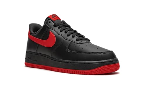 Nike Air Force 1 '07 Black/University Red/Black 10 D (M)