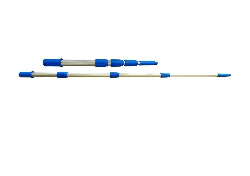 ALCLEAR 960013 Barra telescópica de Aluminio para Limpiar Cristales, Extensible de 74, 50 cm a 180 cm, para el Set de Ventanas