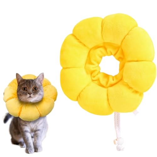 Collare per Il Recupero dei Gatti, Collare Protettivo Gatto Collare Anti, Animali Domestici Anti Morso Collare per Cani e Gatti Dopo l'Intervento Chirurgico