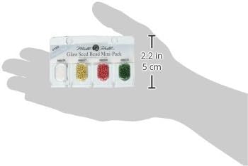 Mill Hill Glass Seed Beads Mini Packs 830mg 4/Pkg-00479, 00557, 00968, 00332 image 3