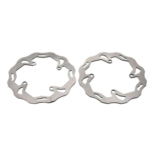 RMZ250 2007 2018 RMZ450 2005 2017 RMX450Z 2010 2018と互換性があります2017オートバイフロントリアブレーキディスクローターアフターマーケット交換