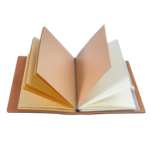 InnoBeta Notebook Refill Inserts - Lined Paper & Kraft Paper