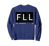 Photo Gallery fll fort lauderdale florida airport code retro world travel felpa Photo Gallery fll fort lauderdale florida airport code retro world travel felpa