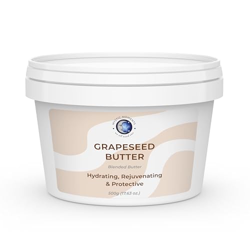 Beurre de pépins de raisin naturel soin hydratant intense cheveux secs 500g
