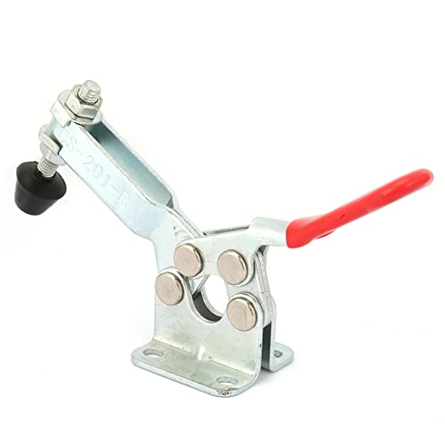 Morsetti orizzontali, morsetto a levetta orizzontale, 1 pezzo in acciaio al carbonio verticale morsetto a levetta orizzontale strumento manuale (201-B)