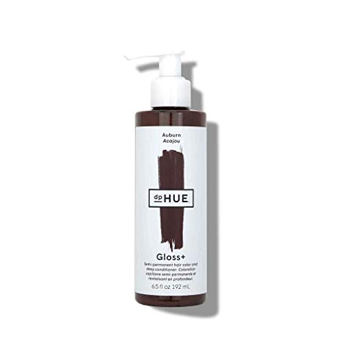 dpHUE Gloss+, Auburn - 6.5 oz (8-12 Applications) - Semi-Permanent Hair Color & Conditioner - Lasts Up to Eight Washes - Paraben, SLS & SLES Sulfate Free - Vegan, Leaping Bunny Certified