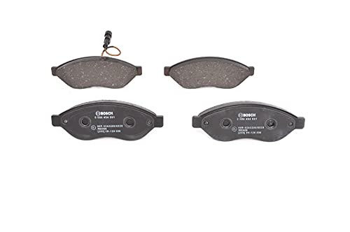 Bosch BP1021 - Pastiglie Freni Auto, Asse Anteriore - Qualità Bosch - Riduzione Del Rumore E Della Polvere - Certificazione ECE-R90 - Senza Rame - 1 Confezione Da 4 Pastiglie - Con Accessori - 7
