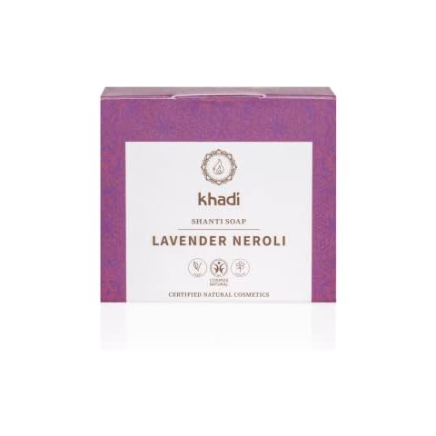 Jabón natural Khadi Lavender Neroli Shanti Cover
