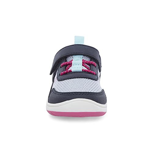 Stride Rite 360 Girls Carson Athletic Sneaker, Navy, 4 Toddler #TOP6