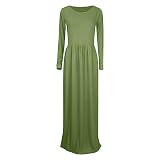 Vestido plisado sin mangas vintage para mujer, vestido acampanado sin tirantes, vestido casual de verano con cuello redondo y manga larga, Ag-b, L