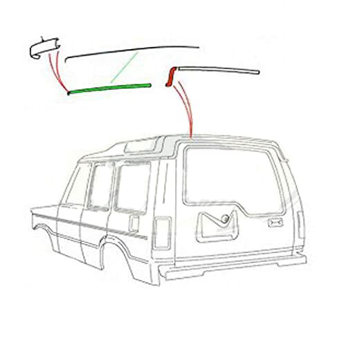 ROOF RAIN GUTTER RAIL SIDE FINISHER LH DISCOVERY 2 II DBC101630 OEM