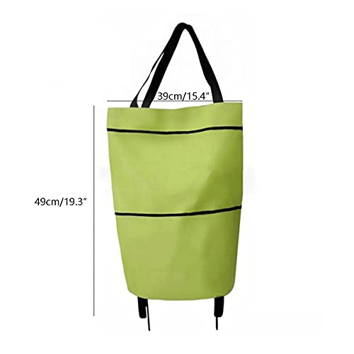 Z-SEAT Einkaufswagen Einkaufswagen mit Rollen Faltbarer Einkaufswagen Wiederverwendbare Einkaufstaschen Einkaufstüten… – Bild 3