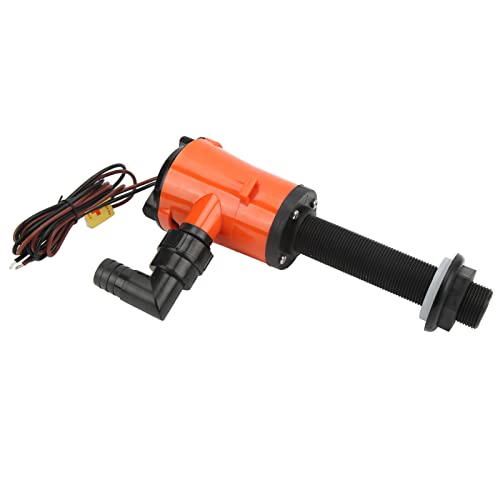LOCADENCE Pompe de Vivier 12 V 4,0 a 800 GPH, Pompe d'Aérateur de Vivier Portable, Pompe Submersible pour Aquarium avec Protection d'Allumage pour Eau Douce...