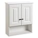 Design House 531715 Wyndham White Semi-Gloss Bathroom Wall Cabinet with 2-Doors and 1-Shelf, 22-Inches Wide by 26-Inches Tall by 8-Inches Deep