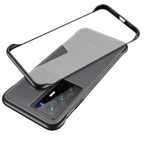 MOBILOVE Back Cover Case for Vivo X70 Pro 5G | Stylish Frameless Design with Camera Protection | Hybrid Matte Hard Case | Soft TPU Shock Proof Bumper Back Cover for Vivo X70 Pro 5G (Black) (B0DGLRZJ4L) Amazon Price History, Amazon Price Tracker