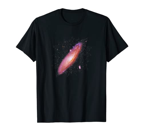 Andrómeda Galaxy Messier 31 estrellas en un contorno en forma de estrella Camiseta