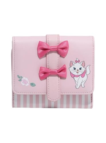 Her Universe Disney The Aristocats Marie Bows Stripe Mini Wallet PINK NONE