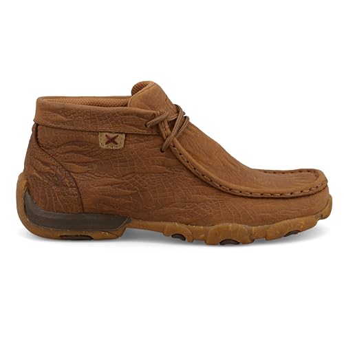 Image of Twisted X Kid's Chukka Driving Moc, Moc Toe, Caramel Cafe, 1 M
