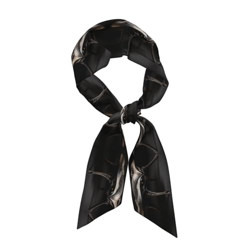 WZYCWB Mode Forme Table Basse Imprimée Foulard en Soie Femme Multi-Usages Accessoire de Mode Léger et Respirant