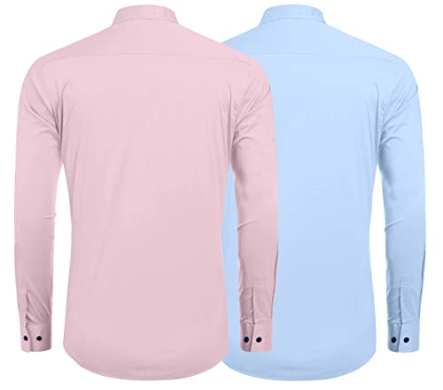Image of Zombom Men's Regular Fit Cotton Blend Printed Full Sleeve Casual Shirts