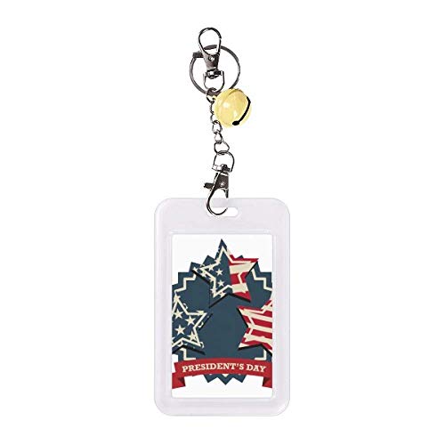 Badge de protection pour carte de crédit en voyage étui jaune drapeau président USA