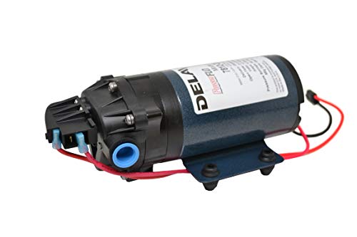 Delavan 7812-201 Power Flo 2.0GPM, 60 PSI 12V Diaphragm Pump-3/8 Connection, Black